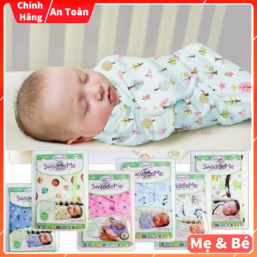 Ủ kén sơ sinh100% cotton Swaddle Me Summer cho bé