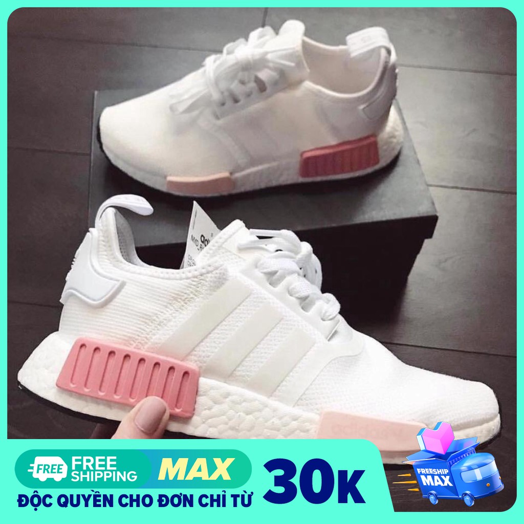 giày adidas NMD r1 trắng hồng