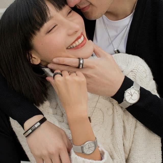 Đồng hồ đôi nam nữ dây thép Calvin Klein K3M5215X và K3M5115X