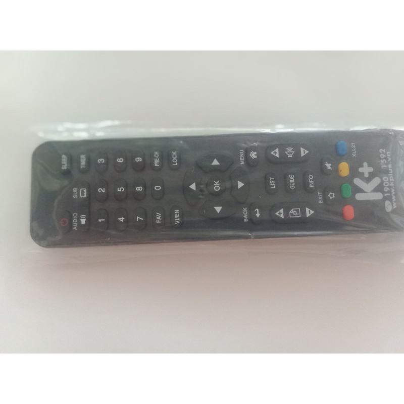 Điều khiển K+ HD - Remote K+ HD dùng cho đầu thu K+ HD chảo vệ tinh và đầu box k+