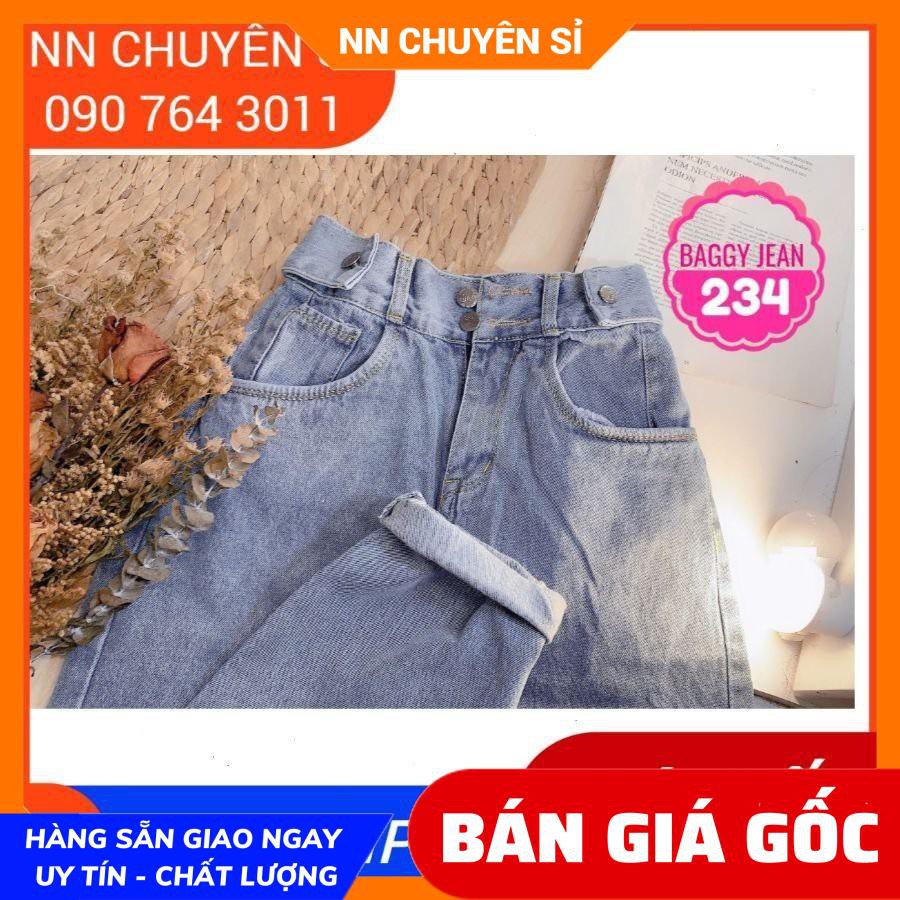 QUẦN BAGGY JEANS LƯNG THUN SAU 🥑100% ẢNH THẬT🥑 QUẦN BAGGY JEANS NỮ - HÀNG ĐẸP