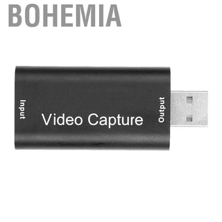 (Bohemia)Mini Video Capture Card USB 2.0 HDMI Grabber Recording Box For Computer PC
