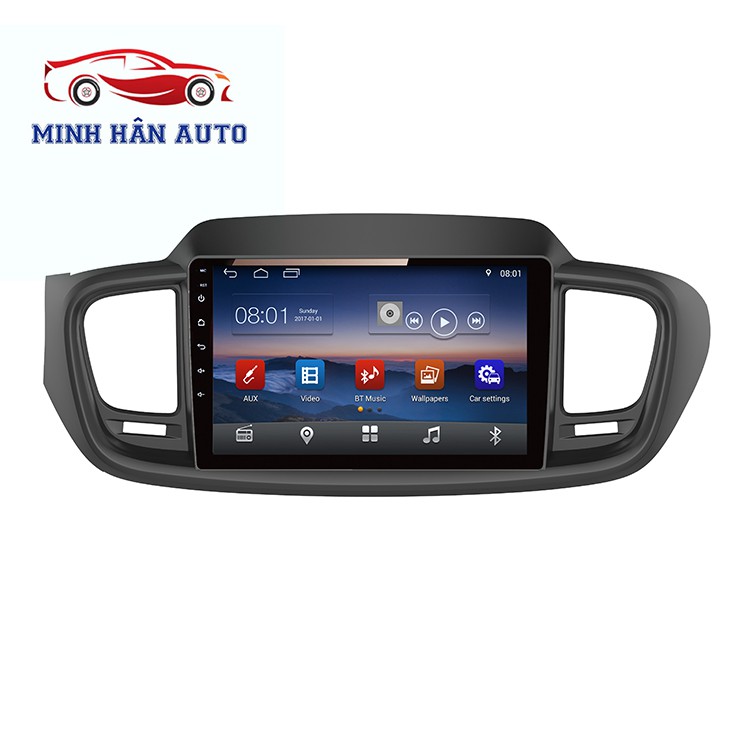 Bộ màn hình Android OLEDPRO WIFI RAM 2G ROM 32G cho xe SORENTO 2016-2018, trọn bộ màn hình, dây zăc zin theo xe
