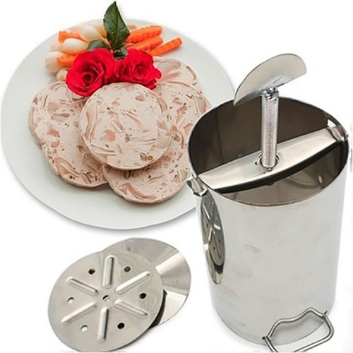 Khuôn Làm Giò, Bộ Khuôn Làm Giò Lụa, Giò Mỡ, Chả Bằng Inox Tại Nhà Siêu Tiện Dụng, Hợp Kim Inox Chống Gỉ .