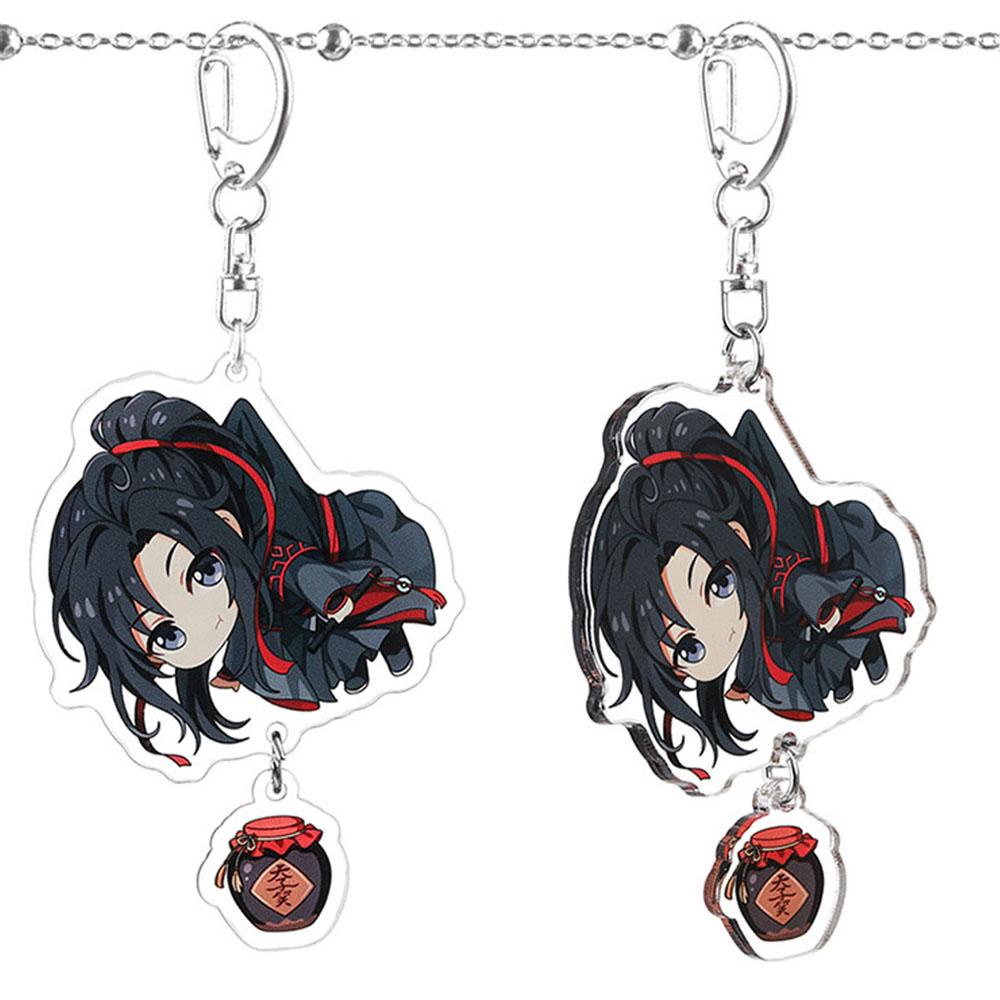 LANFY Móc Khóa Nhựa Acrylic Hình Nhân Vật Anime Dễ Thương