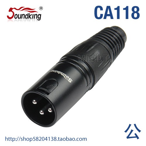 Giắc canon đực cái Soundking CA117 CA118 XLR 3 pin
