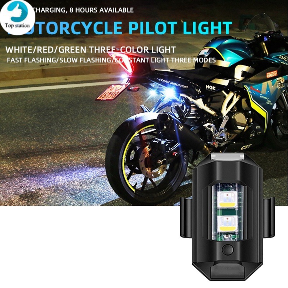 Đèn LED Cảnh Báo Gắn Xe Máy/Xe Đạp/Xe Hơi