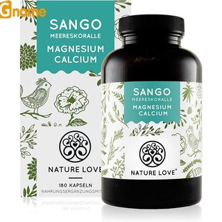 Viên uống bổ sung canxi, magie nature love sango meeres koralle 180 viên