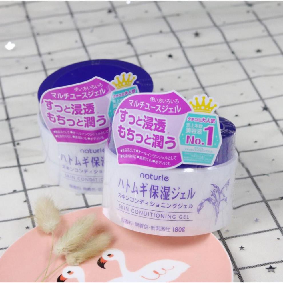 GEL DƯỠNG ẨM NATURIE SKIN CONDITIONING 180G CHÍNH HÃNG dưỡng ẩm, làm mềm mịn da, cải thiện các dấu hiệu lão hóa