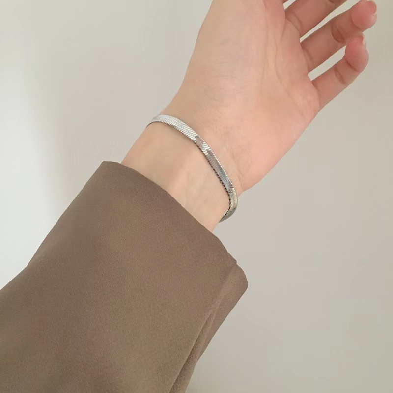 Vòng đeo tay DODDER chuỗi ngọc trai giả hình trái tim/ bướm/ chữ thời trang cho nữ