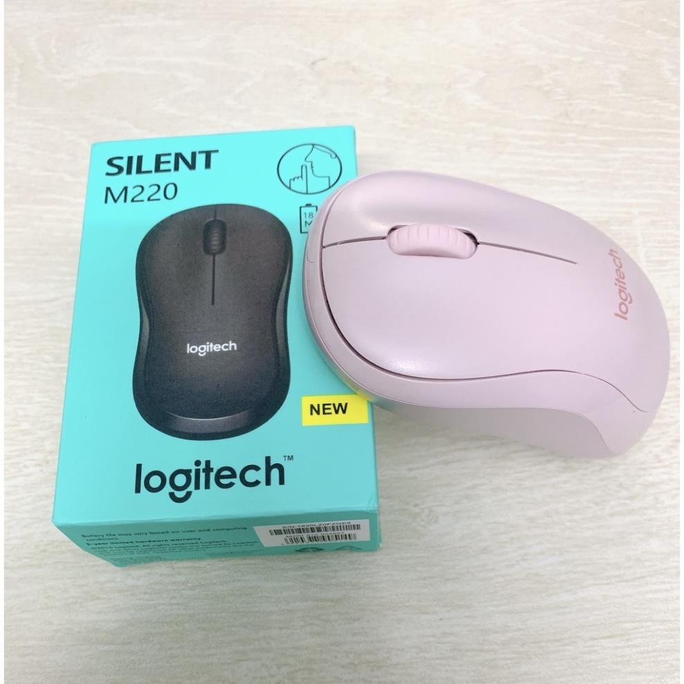 Chuột Không Dây Logitech M220 Không Tiếng Động- Có Công Tắc On/Off  - Độ Nhạy Cao - Bảo Hành 12 Tháng