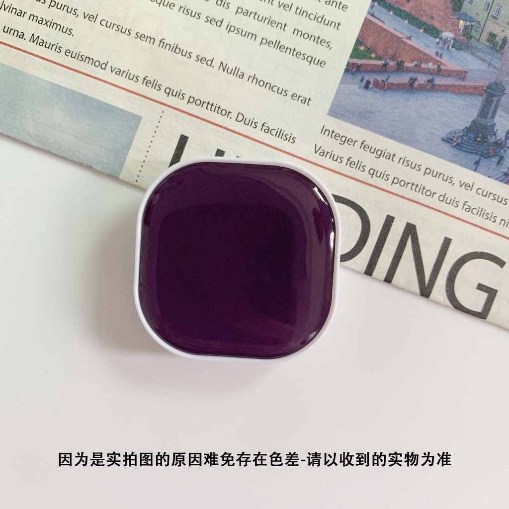 Giá Đỡ Điện Thoại Di Động Bằng Epoxy Màu Trơn Phong Cách Hàn Quốc Sáng Tạo