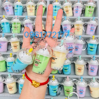 Móc khoá trà sữa, quà tặng