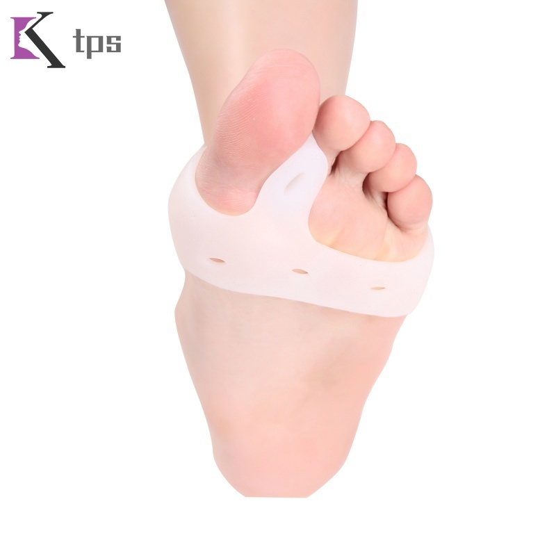 Set 2 miếng silicone tách ngón chân cái giảm đau TPS