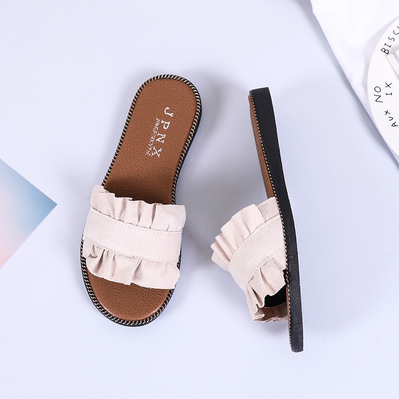 Đôi dép IELGY quai ngang phong cách Hàn Quốc thời trang sành điệu dễ thương dành cho nữ