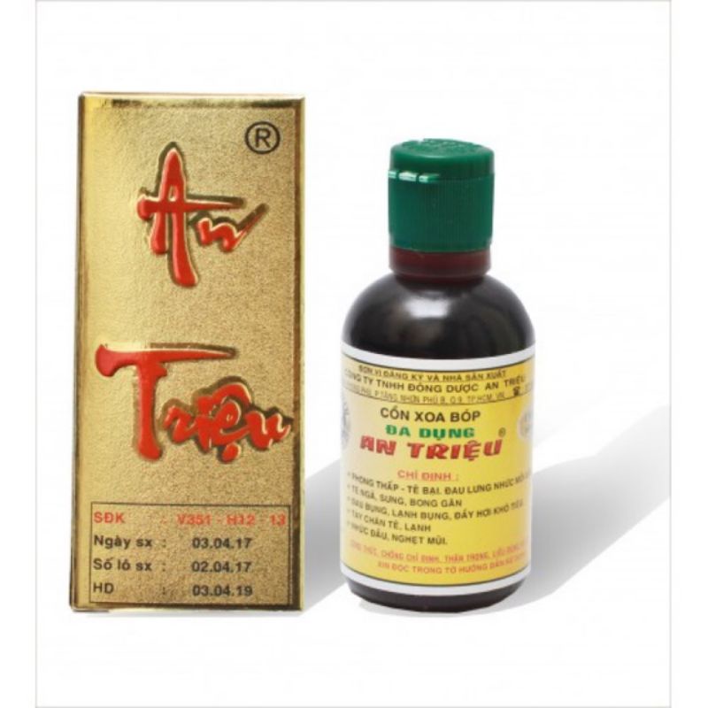 Cồn xoa bóp đa dụng An Triệu 60ml - 100ml