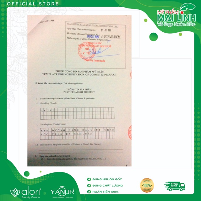 [Hiệu Quả Vượt Trội] Kem Chuyên Trị Nám, Phai Vết Nám, Đốm Nám Mảng Chuyên Biệt Và Dưỡng Trắng Da Cao Cấp ALORI 20Gram | BigBuy360 - bigbuy360.vn