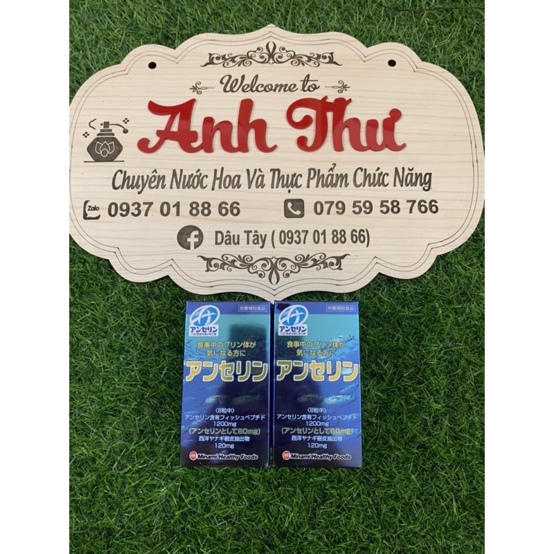 240 viên hỗ trợ Gout Anserine Minami Healthy Foods của Nhật Bản