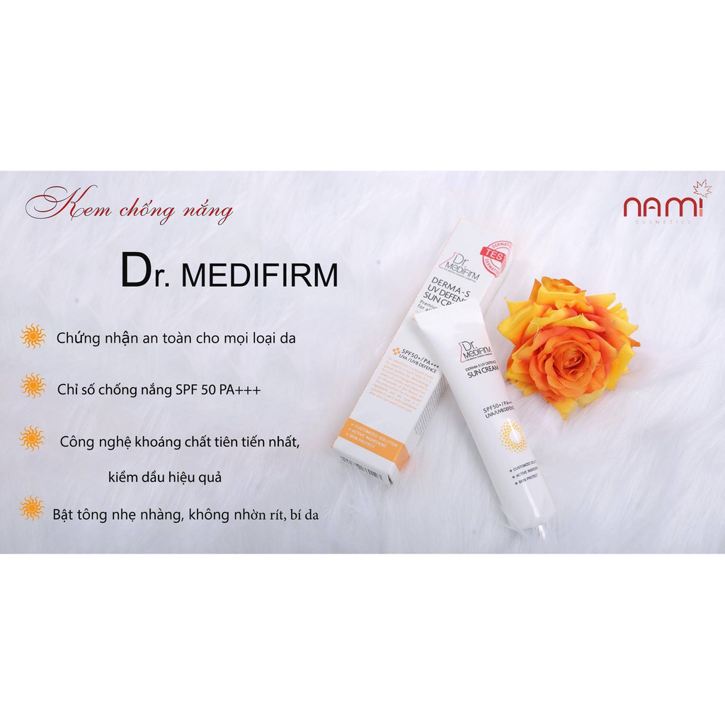 Kem chống nắng chính hãng HQ Dr. Medifirm