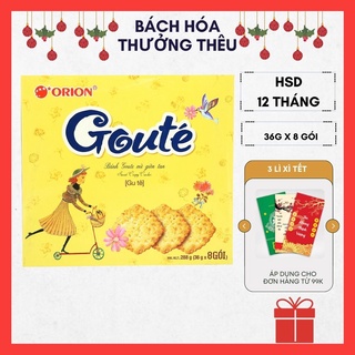 Bánh Goute Orion vị mè  hộp 8 gói 288g