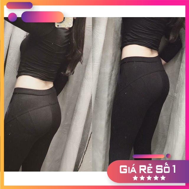 Mã 350 Quần Legging Nâng Mông, Quân Dài Legging Cạp Cao Gia Hân Fashion