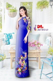 Áo dài in 3D tằm lụa