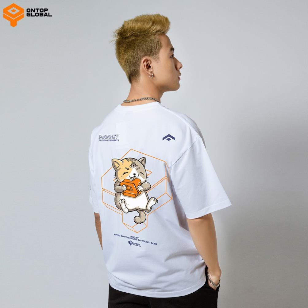 [Freeship] Áo thun tay lỡ form rộng nam nữ 3 màu Mafdet Mark 2 local brand ONTOP ༚