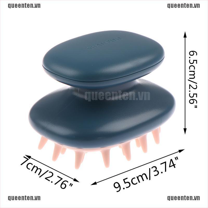 Scalp Shampoo Washing Head Hair Growth Massage Brush Silicone Comb Bath Care QUVN