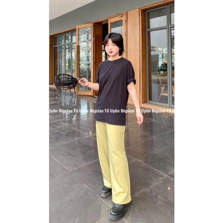 (T.U Bigsize 50-80kg) Quần Ống Rộng 2 Màu Siêu Hot 2022