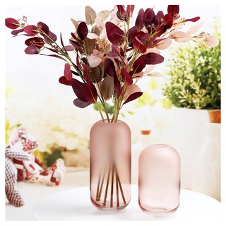 Lọ hoa decor trang trí phủ sơn mờ độc lạ Qhouse , bình hoa thuỷ tinh trang trí phòng khách để bàn làm việc đẹp