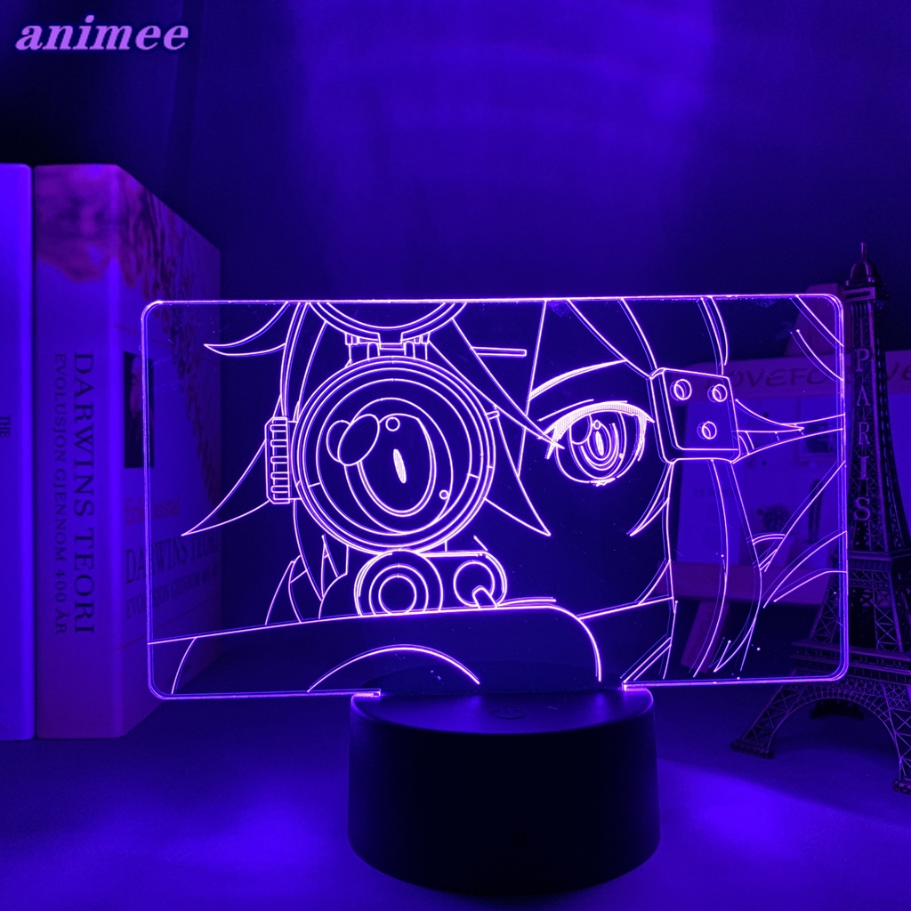 Đèn Led 3d Hình Truyện Tranh Sword Art Online Trang Trí Phòng Ngủ