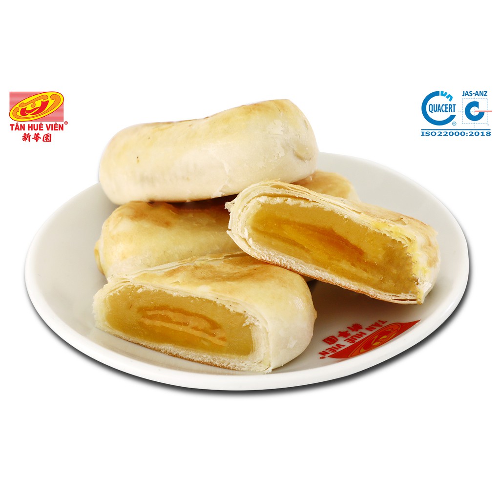 Bánh Pía đậu ít đường có trứng Tân Huê Viên 275gr