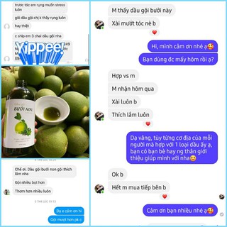 [500ml] DẦU GỘI BƯỞI NON