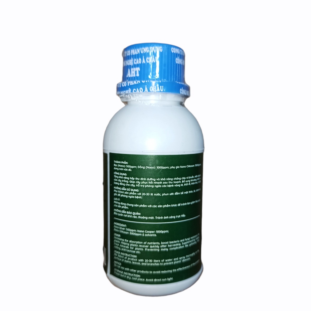 Nano Bạc Đồng AHT - Trừ Nấm và Vi Khuẩn 100ml