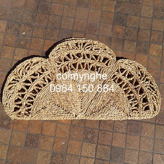 [Dts123]  Thảm lục bình hình bông hoa 1m2