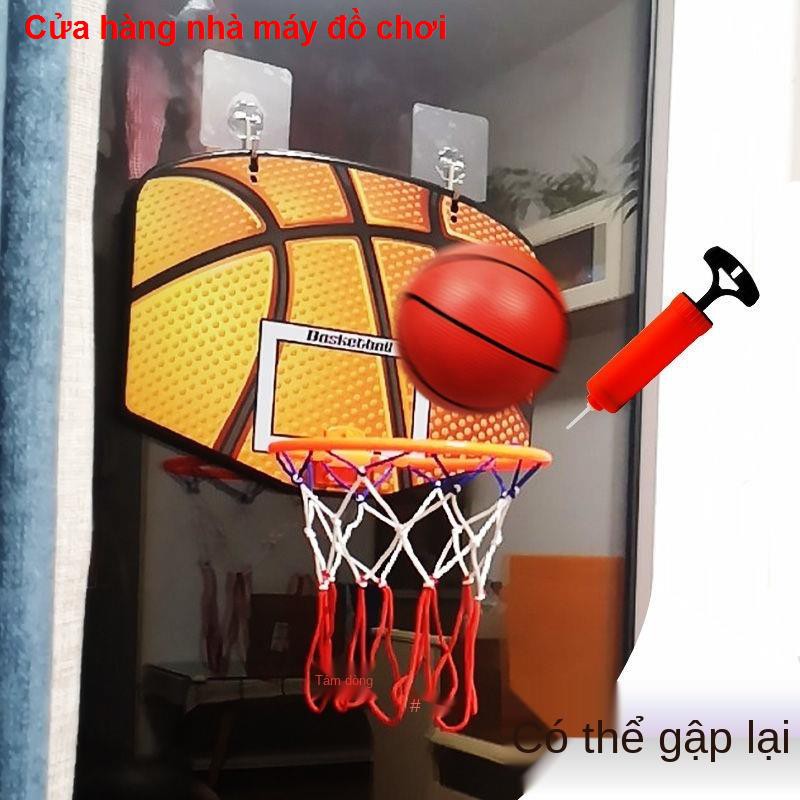 Có Hộp đựng bóng rổ gấp gọn tại nhà, giá chụp treo tường giỏ trẻ em gia đình bảng sautualuoidongfa
