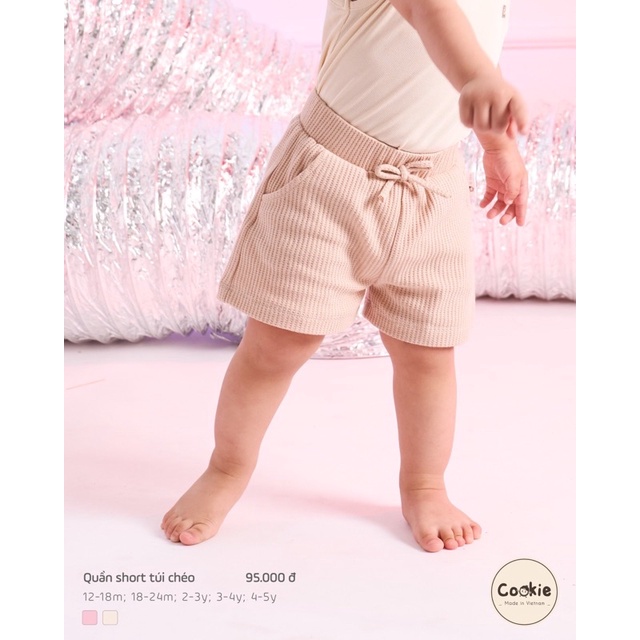 Quần short Cookie 1-4Y (9.5-16kg)