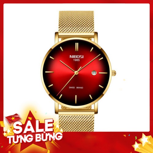 -Hàng nhập khẩu Đồng hồ nam NIBOSI chính hãng NI2362.03 Fullbox dây đeo hợp kim cao cấp không gỉ Liên hệ mua hàng 084.