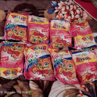 2 gói mì tôm trẻ em phô mai miu miu