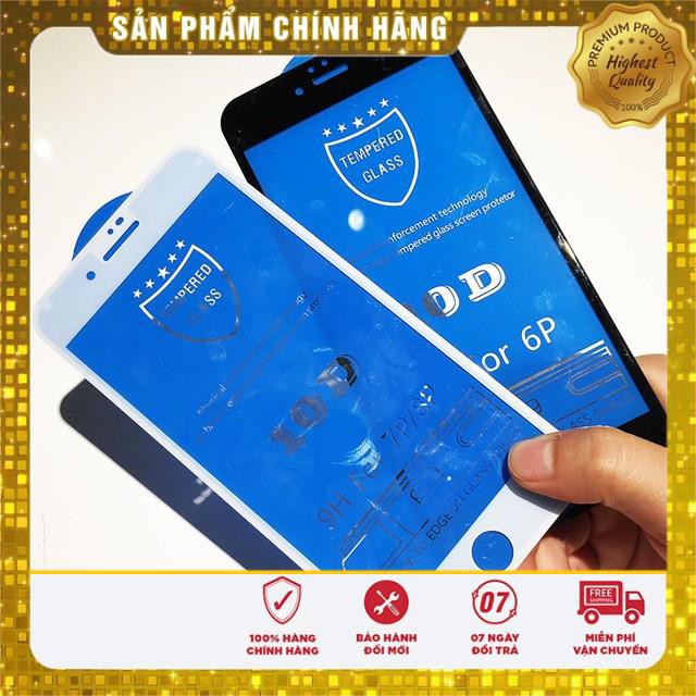 [ iphone 6 6plus 7 7plus 8 8plus x xr xs max 11 12 mini 12 Pro Max ] Kính cường lực 10D nền xanh full màn nguyên khố