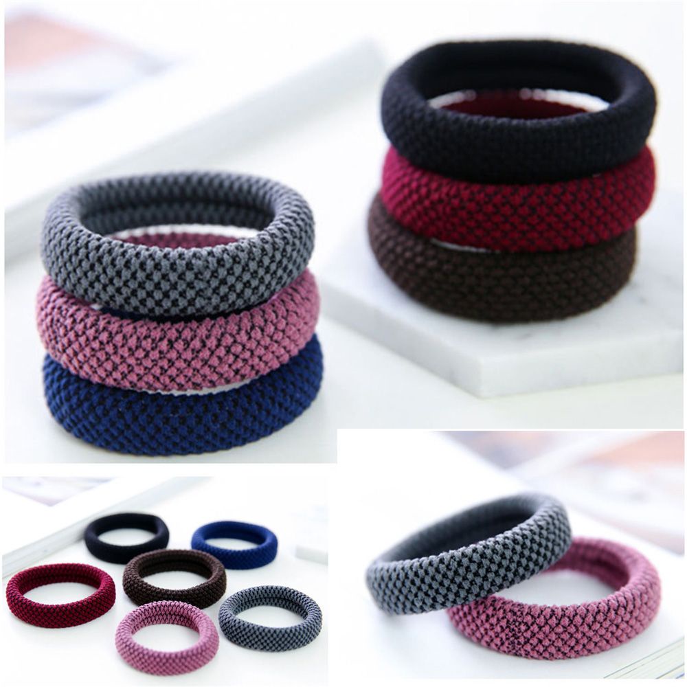 Dây Buộc Tóc Cao Su Co Giãn Nhiều Màu Thời Trang Cho Nữ