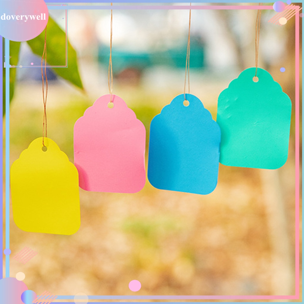 Set 100 Thẻ Treo Cây Trồng Bằng Nhựa Chống Thấm Nước Nhiều Màu Độc Đáo