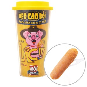 4 HŨ XÚC XÍCH TIỆT TRÙNG HEO CAO BỒI LẮC PHÔ MAI 64G