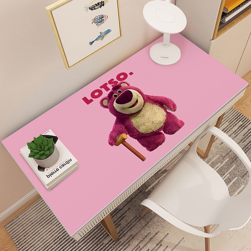 Khăn Trải Bàn Hình Chữ Nhật Chống Nước Chống Dầu In Hình Gấu Dâu Tây Phong Cách Mới 2022