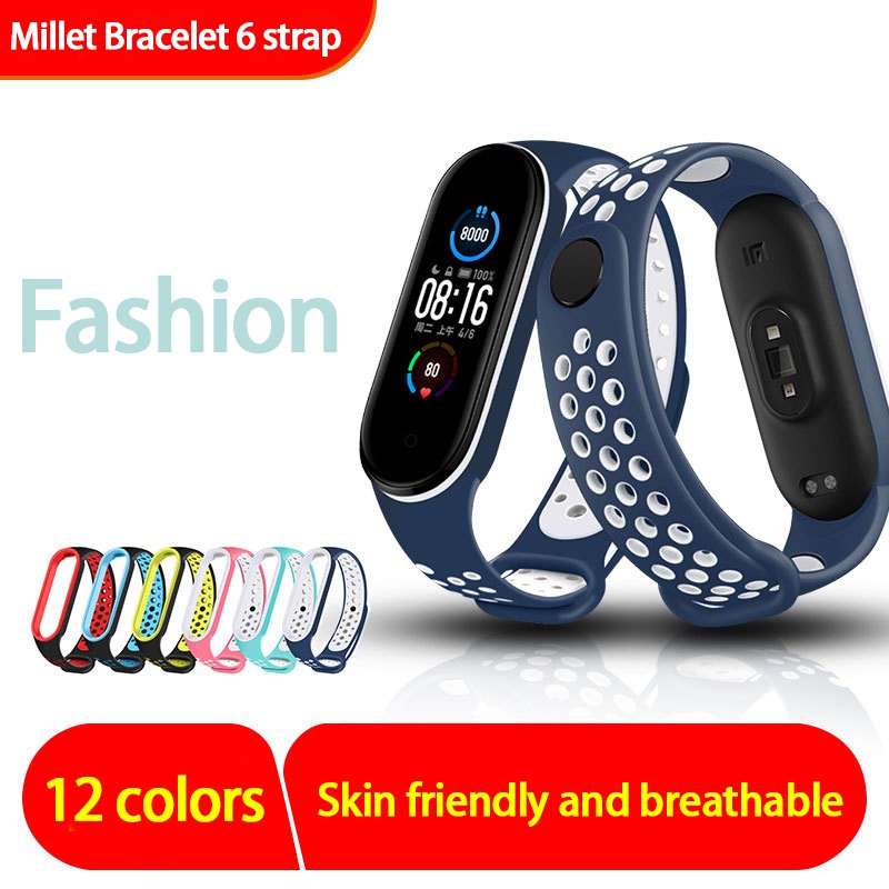 Dây Đồng Hồ Đeo Tay Cao Cấp Thay Thế Cho Xiaomi Mi Band 6