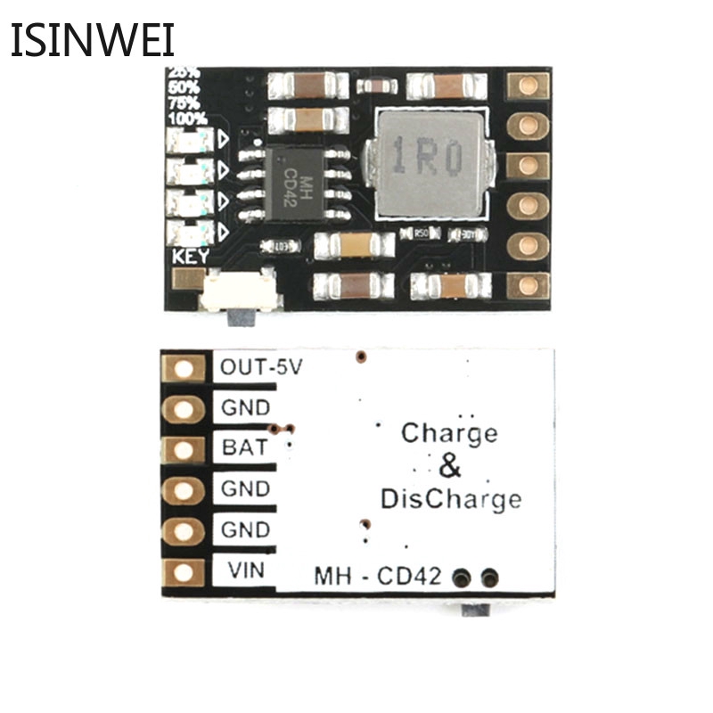 5V 2A Mobile Power Board 4.2V Charge Discharge(Boost) Battery Protection Module 3.7V Lithium 18650