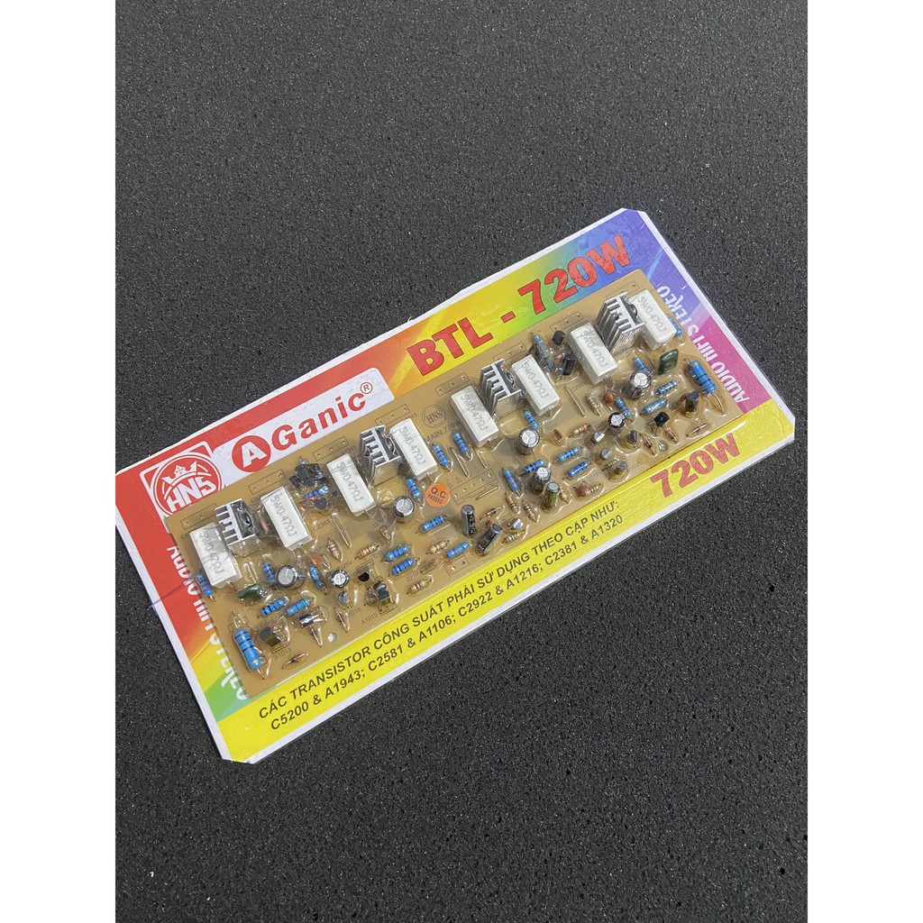 Mạch công suất amply 16 sò BTL giá rẻ