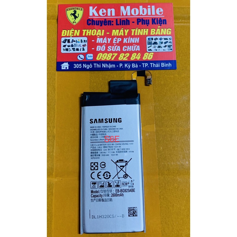 Pin Samsung S6 Edge / S6E / B-BG925 Loại Xịn