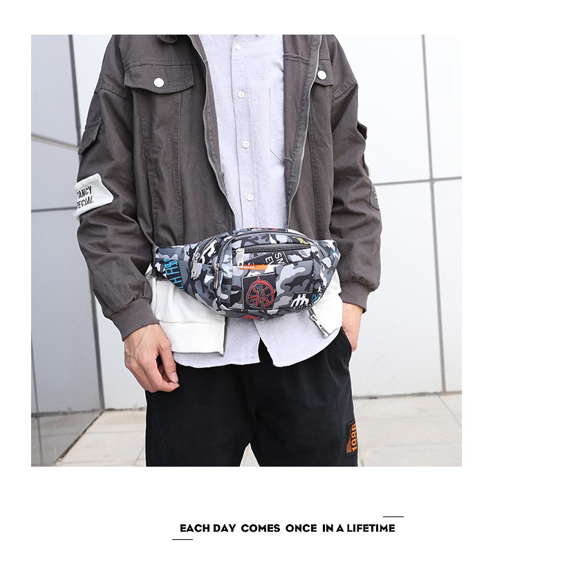 Túi Bao Tử SPORT Rằn Ri Đeo Chéo, Đeo Bụng Thể Thao Cao Cấp | BigBuy360 - bigbuy360.vn