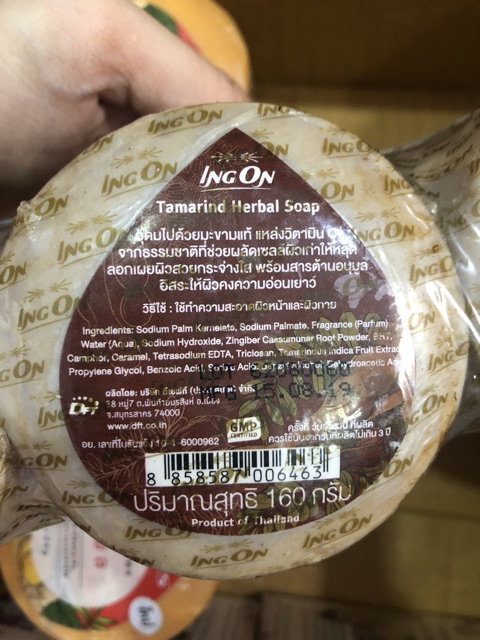 Xà phong me trị hôi nách herbal soap ing on thái lan